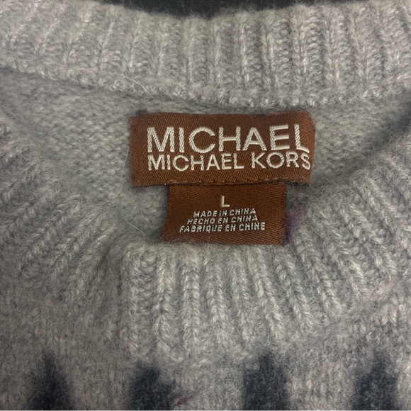 Michael Kors Vintage Style Wool/Cashmere/Angora Blend Sweater Size Large - Picture 3 of 7